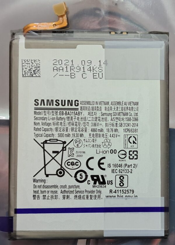 Batería Samsung A31, A32 4G y A22 4G