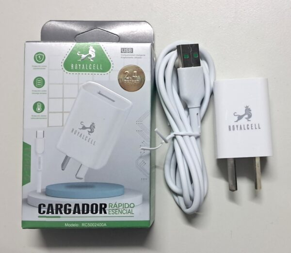Cabezal de carga + cable C RoyalCell