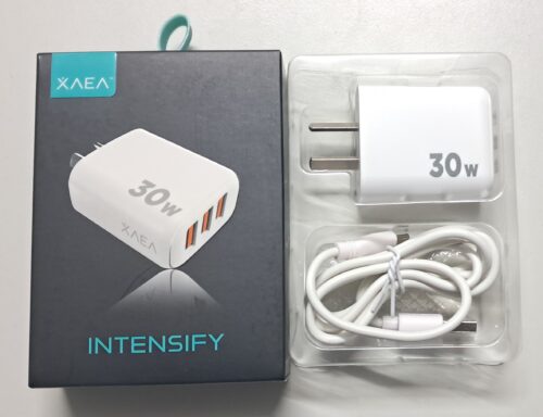 Cabezal de carga con 3 puertos USB + Cable de carga C