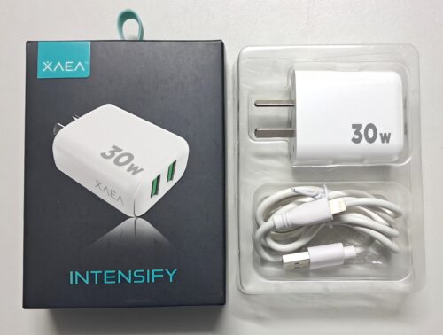 Cabezal de carga + cable iPhone 30w