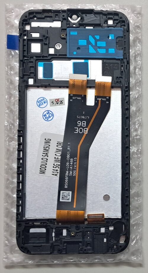 Módulo Samsung A14 5G con marco