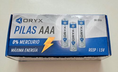 Pila alcalina AAA Oryx