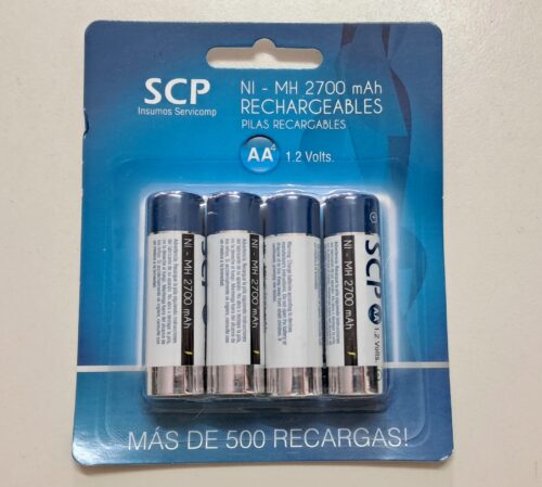 Pila recargable AA SCP