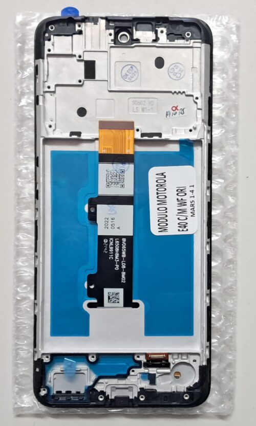 Módulo Motorola E40 con marco