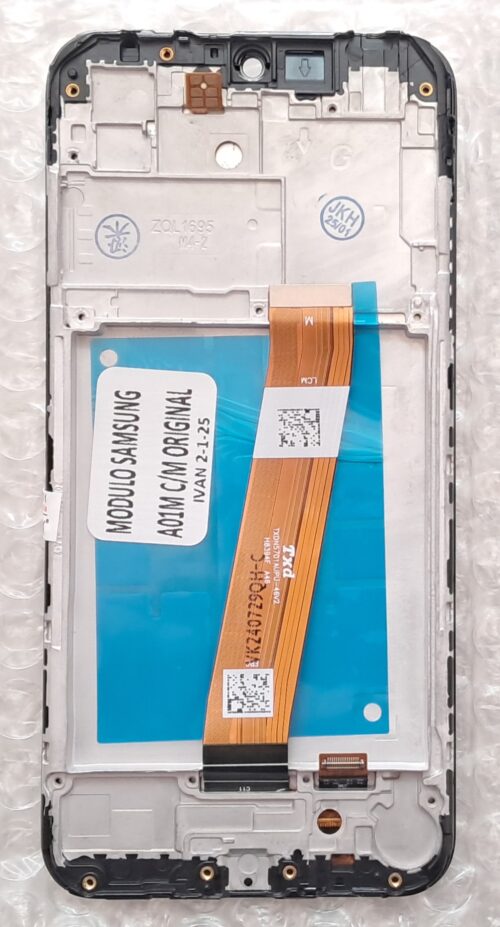 Módulo Samsung A01 con marco