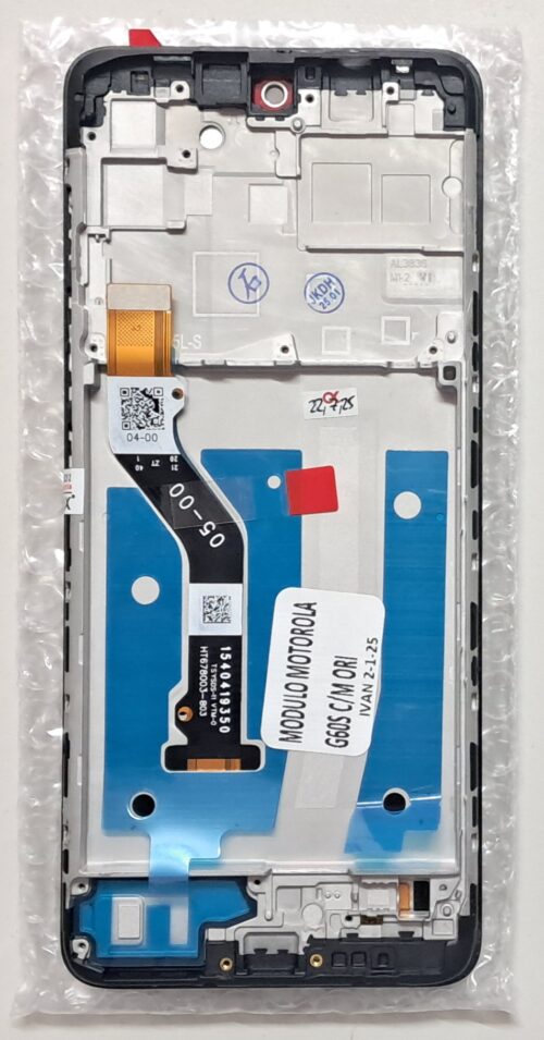 Módulo Motorola G60s con marco