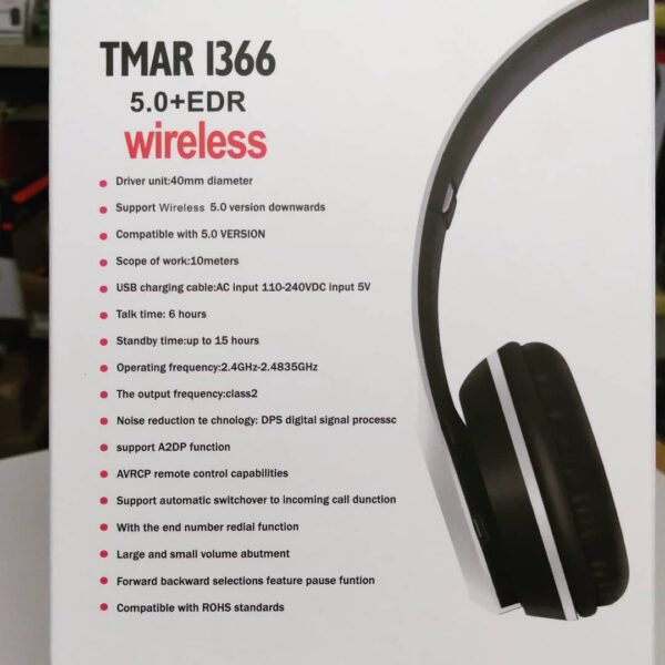 Auriculares bluetooth con vincha P47