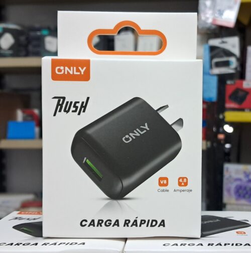 Cargador con cable USB V8 RUSH