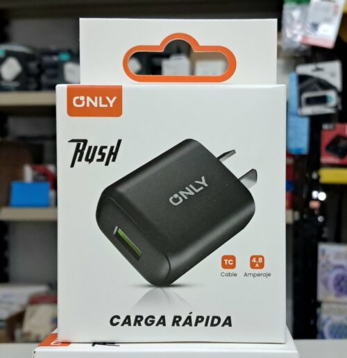 Cargador con cable USB tipo C RUSH