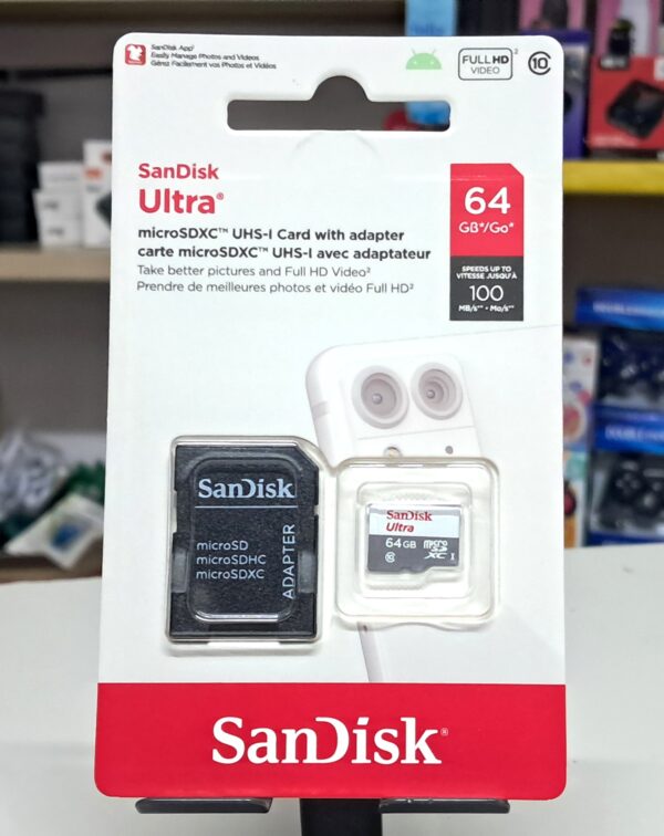Tarjeta de memoria 64Gb SanDisk
